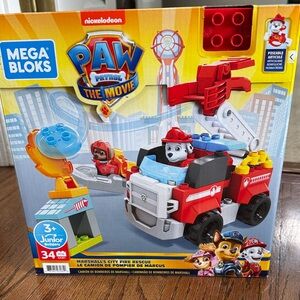 Mega Bloks PAW Patrol Fire Rescue Building Set